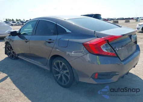 2019 Honda Civic Sport from USA, damaged, VIN 2HGFC2F8XKH500287